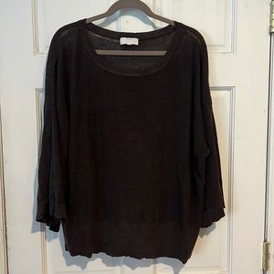 White label linen sweater